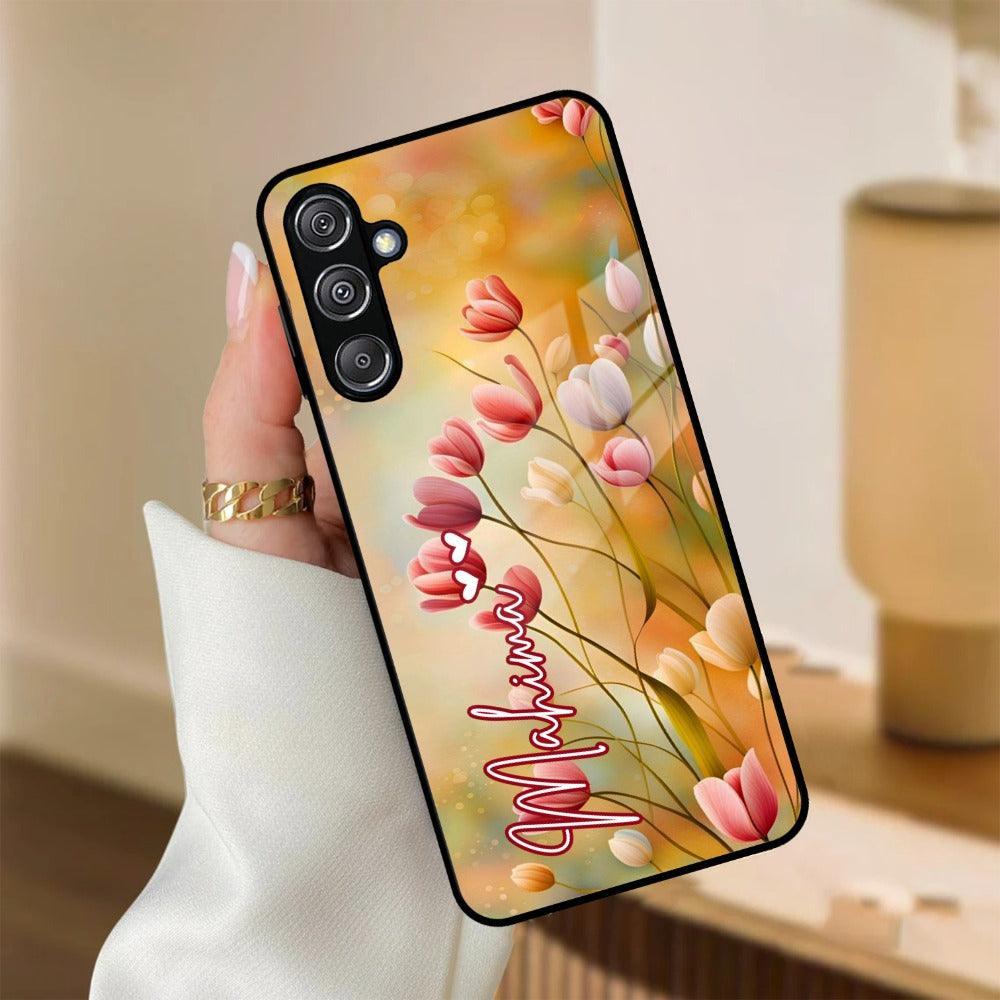 Tulip Floral Glass Case Cover For Samsung - ShopOnCliQ