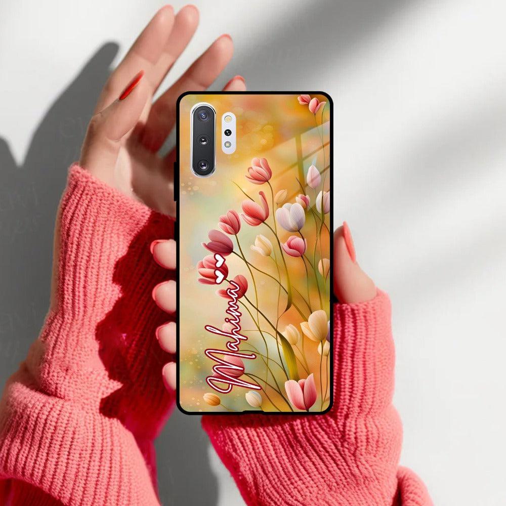 Tulip Floral Glass Case Cover For Samsung - ShopOnCliQ