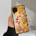 Tulip Floral Glass Case Cover For Samsung Galaxy M42 5G