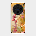 Tulip Floral Glass Case Cover For Vivo X200 5G