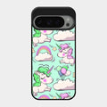 Unicorn Print Glossy Metal Case Cover For Google Pixel 9 Pro 5G