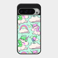 Unicorn Print Glossy Metal Case Cover For Google Pixel 9 Pro Xl