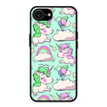 Unicorn Print Glossy Metal Case Cover For iPhone 16e