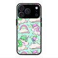 Unicorn Print Glossy Metal Case Cover For iPhone 17 Pro Max