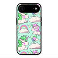 Unicorn Print Glossy Metal Case Cover For iPhone Air