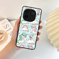 Unicorn Print Glossy Metal Case Cover For iQOO - ShopOnCliQ