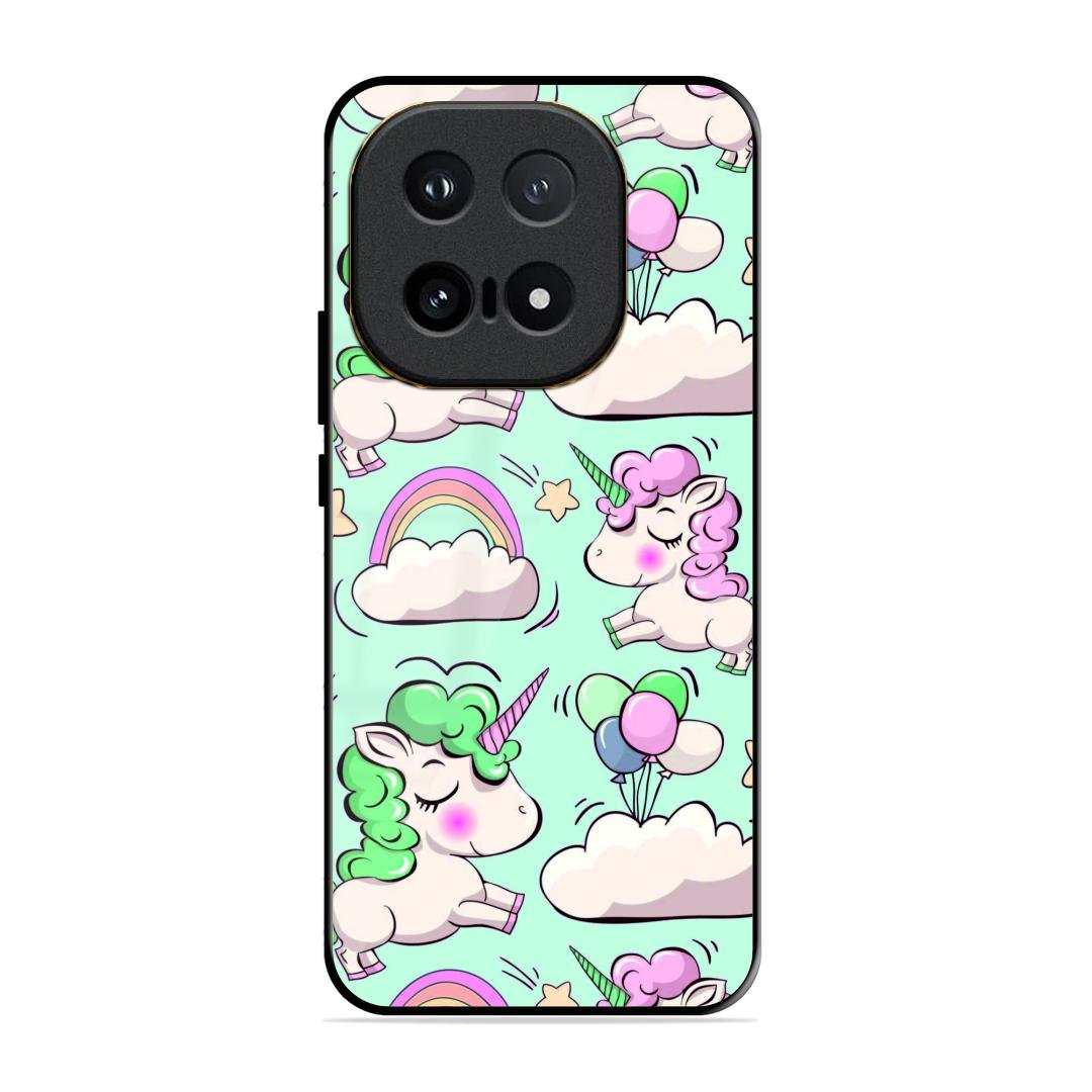 Unicorn Print Glossy Metal Case Cover For iQOO 15 5G