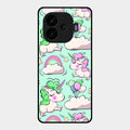 Unicorn Print Glossy Metal Case Cover For Iqoo Neo 10R 5G
