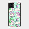 Unicorn Print Glossy Metal Case Cover For Nothing Phone 2