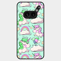 Unicorn Print Glossy Metal Case Cover For Nothing Phone 2A Plus
