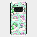 Unicorn Print Glossy Metal Case Cover For Nothing Phone 3A 5G