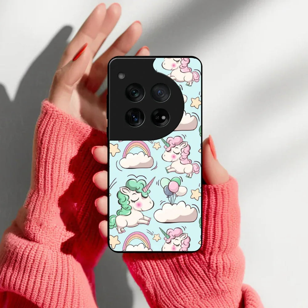 Unicorn Print Glossy Metal Case Cover For OnePlus - ShopOnCliQ
