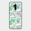 Unicorn Print Glossy Metal Case Cover For Oneplus 7T Pro