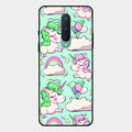 Unicorn Print Glossy Metal Case Cover For Oneplus 8