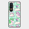 Unicorn Print Glossy Metal Case Cover For Oneplus Nord Ce 4 Lite 5G