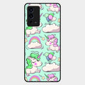 Unicorn Print Glossy Metal Case Cover For Oppo A55