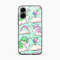 Unicorn Print Glossy Metal Case Cover For Oppo A6X 5G