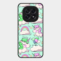 Unicorn Print Glossy Metal Case Cover For Oppo F29 5G