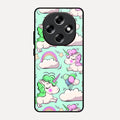 Unicorn Print Glossy Metal Case Cover For Oppo F31 Pro 5G