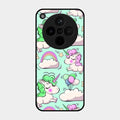 Unicorn Print Glossy Metal Case Cover For Oppo Find X8 5G