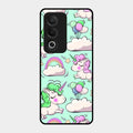 Unicorn Print Glossy Metal Case Cover For Oppo K12X 5G
