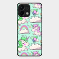 Unicorn Print Glossy Metal Case Cover For Oppo K13 5G
