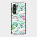Unicorn Print Glossy Metal Case Cover For Oppo K13X 5G