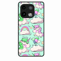 Unicorn Print Glossy Metal Case Cover For Realme 16 Pro Plus 5G