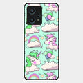 Unicorn Print Glossy Metal Case Cover For Realme 9 Pro Plus 5G