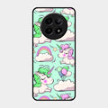 Unicorn Print Glossy Metal Case Cover For Realme C65 5G