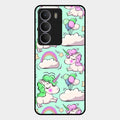 Unicorn Print Glossy Metal Case Cover For Realme P3 Lite 5G