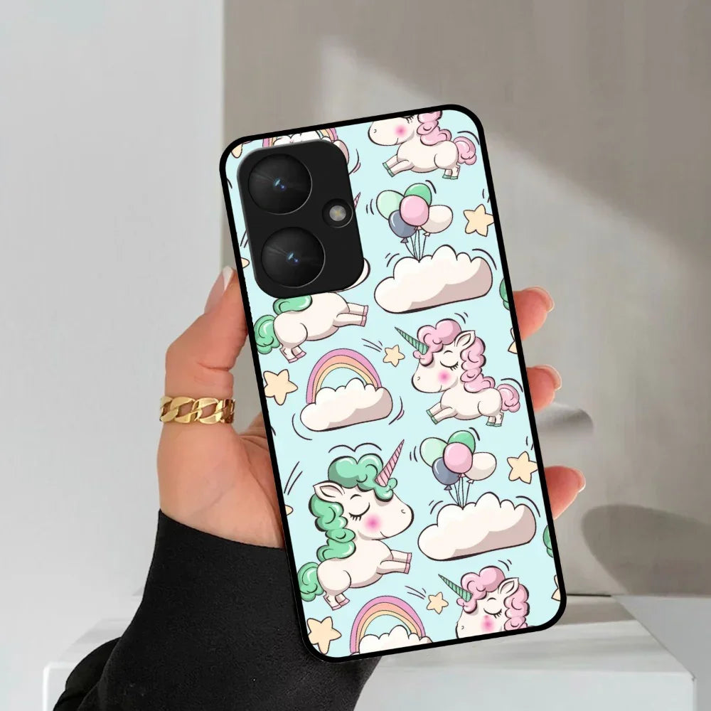 Unicorn Print Glossy Metal Case Cover For Redmi - ShopOnCliQ