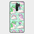 Unicorn Print Glossy Metal Case Cover For Redmi 9 Prime