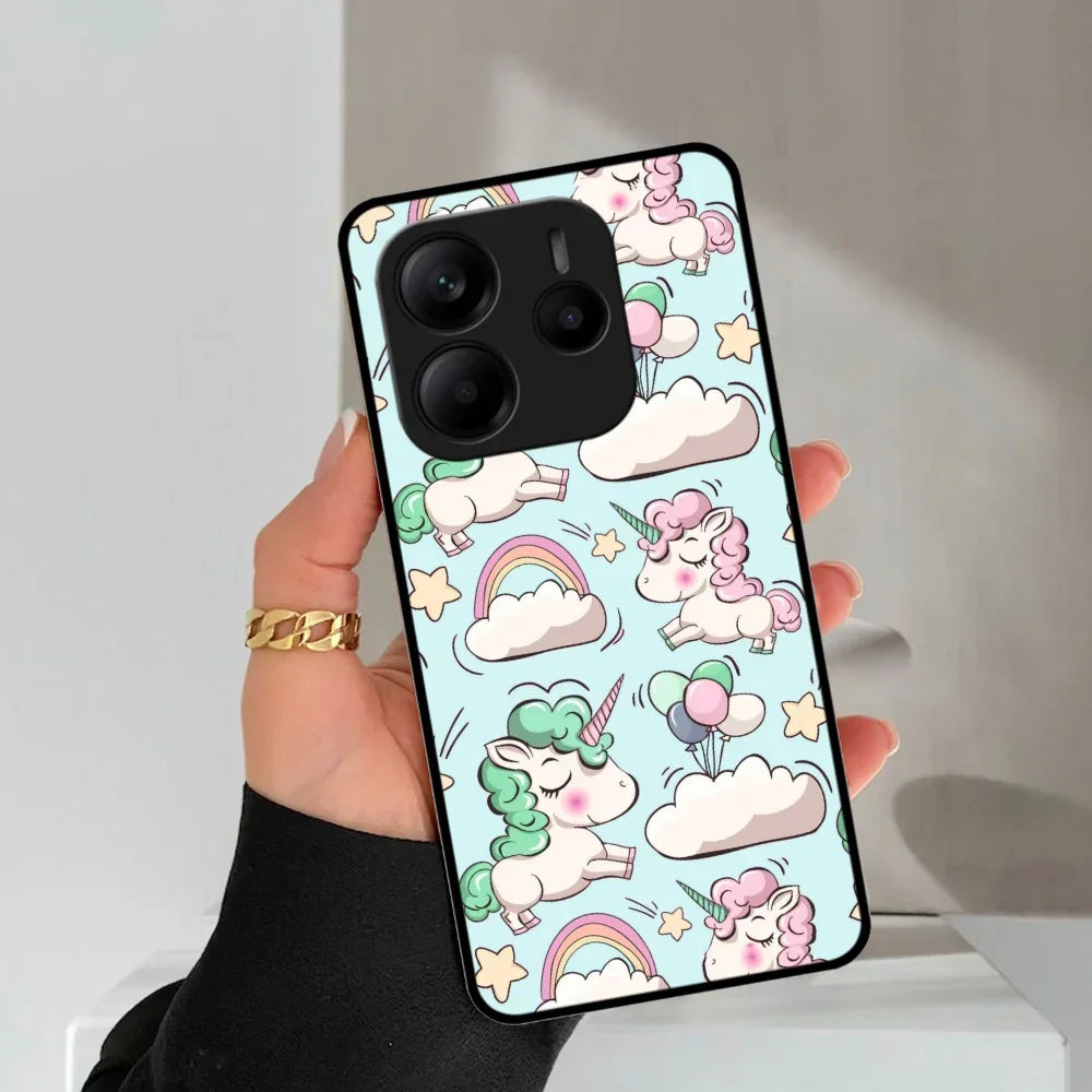 Unicorn Print Glossy Metal Case Cover For Redmi - ShopOnCliQ