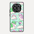 Unicorn Print Glossy Metal Case Cover For Redmi Note 15 5G