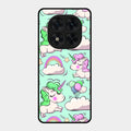 Unicorn Print Glossy Metal Case Cover For Redmi Note 15 Pro Plus 5G