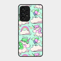 Unicorn Print Glossy Metal Case Cover For Samsung Galaxy A53 5G