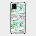 Unicorn Print Glossy Metal Case Cover For Vivo V20