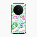 Unicorn Print Glossy Metal Case Cover For Vivo X300 5G