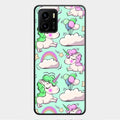 Unicorn Print Glossy Metal Case Cover For Vivo Y01