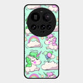 Unicorn Print Glossy Metal Case Cover For Xiaomi 15 Ultra 5G