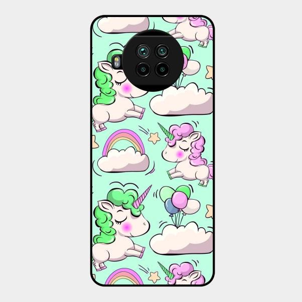 Unicorn Print Glossy Metal Case Cover For Xiaomi Mi 10I 5G