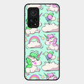 Unicorn Print Glossy Metal Case Cover For Xiaomi Mi 10T Pro 5G