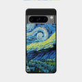 Van Gogh Art Glass Case Cover For Google Pixel 8 Pro 5G