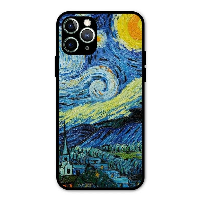 Van Gogh Art Glass Case Cover For iPhone - ShopOnCliQ
