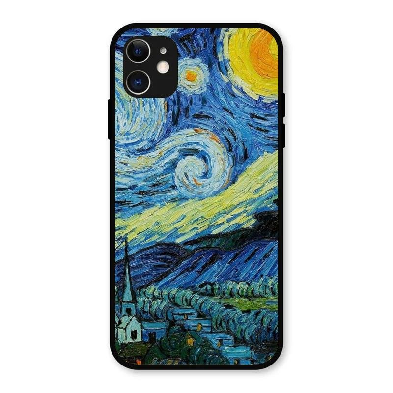 Van Gogh Art Glass Case Cover For iPhone - ShopOnCliQ