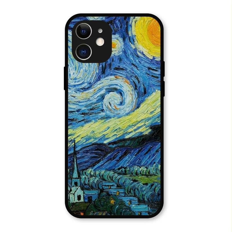 Van Gogh Art Glass Case Cover For iPhone 12