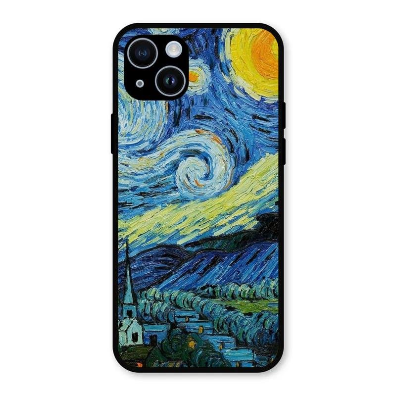 Van Gogh Art Glass Case Cover For iPhone 14