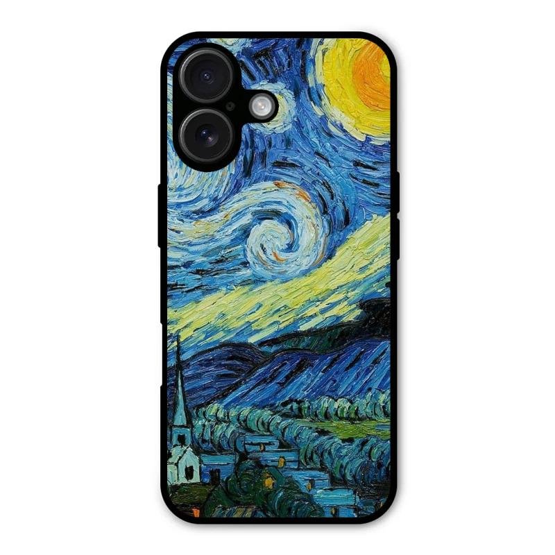 Van Gogh Art Glass Case Cover For iPhone 16 Plus
