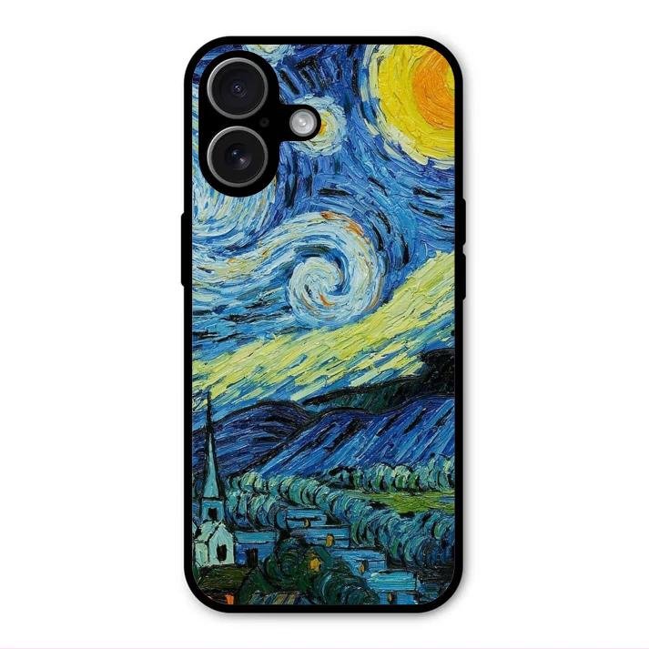 Van Gogh Art Glass Case Cover For iPhone 17